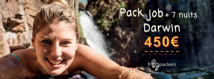 Freepackers — offre « Pack job + 7 nuits » à Darwin