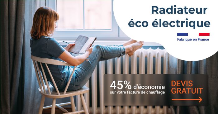 Radiateur éco électrique — format paysage, devis gratuit