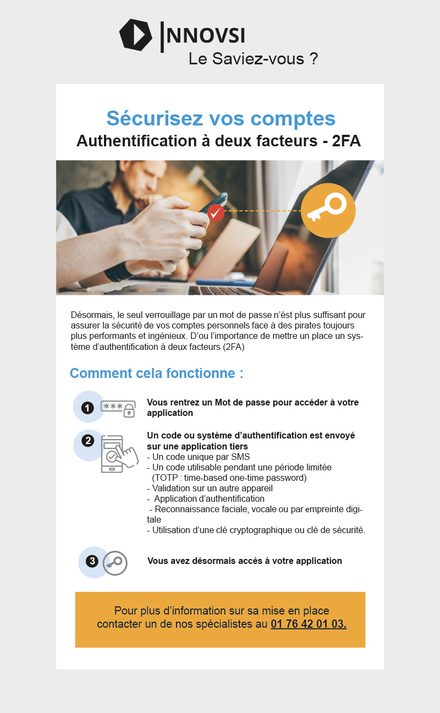 INNOVSI — pédagogie sur la double authentification
