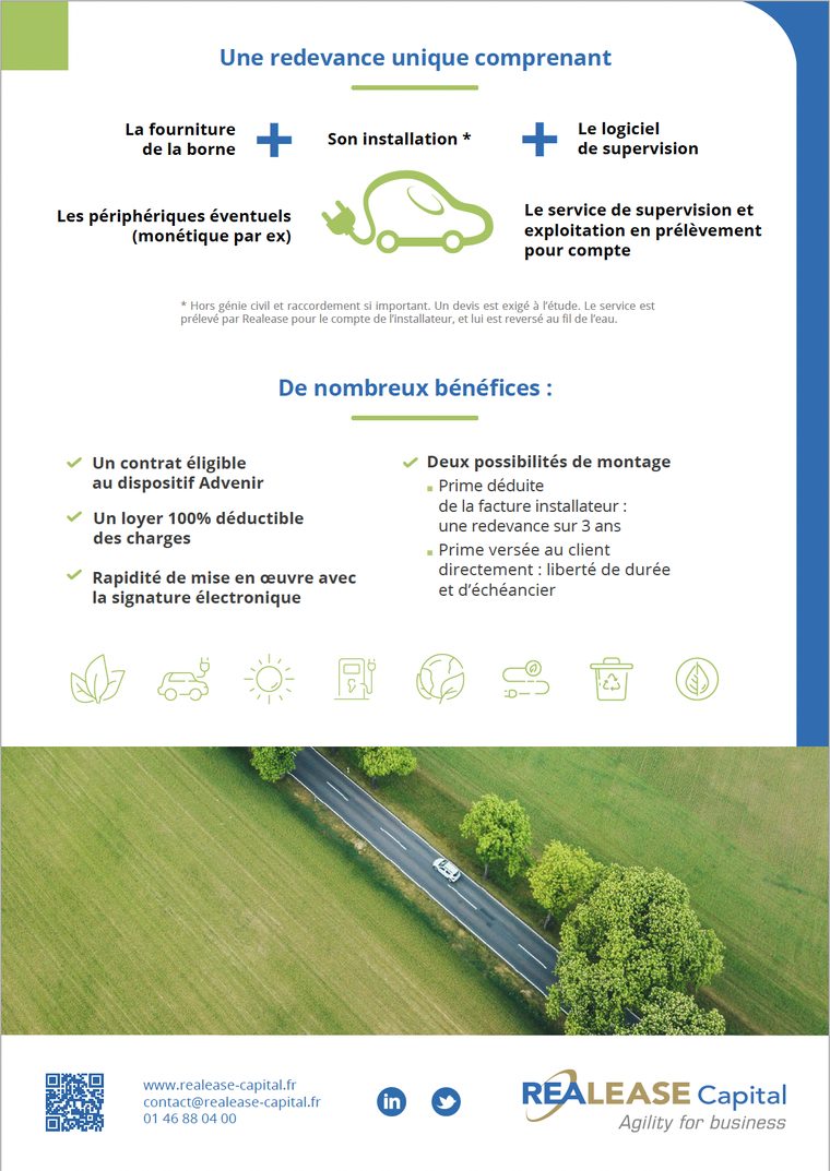 Plug&Lease — verso : composition de la redevance et bénéfices