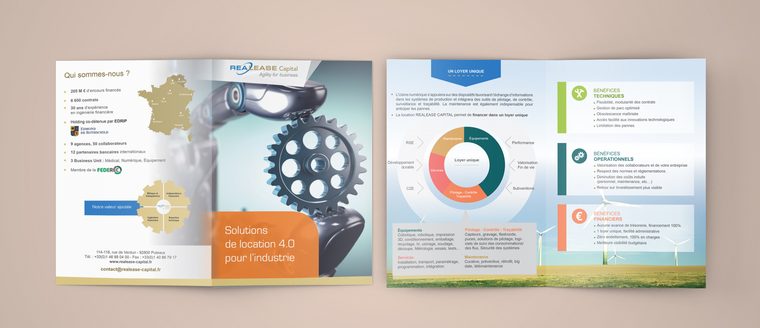 Realease Capital — brochure « Solutions de location 4.0 pour l'industrie »